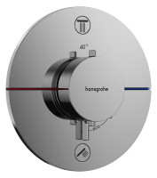 SHOWERSELECT Farbset f. Thermostatbatt. f. 2 Verbraucher,Nr.15554, verchromt