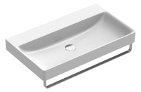 SMARAGD NEW GREEN Waschtisch 800x470 mm o. Ueberl., o. Hahnl., weiss CATAglaze+