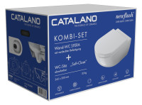 SMARAGD SFERA Kombiset m.Wand-Tiefspuel- WC m.SILENTECH,verd.Bef.,WC-Sitz,we C-gl