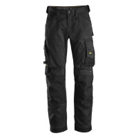 SNICKERS AllroundWork Arbeitshose 6351 Stretch Loose Fit, Gr. 54, 0404 schwarz