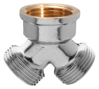 STEDO Verteilerstueck IG, andererseits zwei AG 3/4", Y-Stueck, vc, Nr. 804034