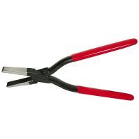 STUBAI Spengler Flachzange Nr.280501 mit eingelegtem Gewerbe, mit Maul Zahnung