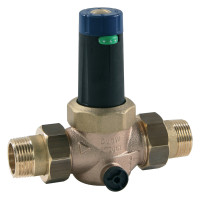 SYR Druckminderer Typ 315, aus Rotguss, 1/2", mit Anschlussverschraubungen