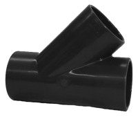 T-Stueck 45 Grad, PVC-U, egal, d 20, Nr. 21.025.01