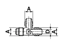 T-Stück TN 3/4"UNF