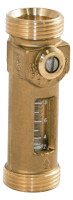 TACO-SETTER Inline-Durchflussmesser DN15 3/4"x3/4"AG,2-8 l/min.,Nr. 223.1238.000