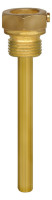 Tauchhuelse fuer Thermometer, Klasse 1 aus Edelst.,A-d10mm I=d8mm,L63mm,G 1/2A