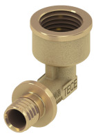 TECEflex Winkeluebergang aus Rotguss 40 mm x 1 1/2 IG, Nr. 708106