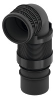 TECEprofil flex. WC-Anschlussbogen DN 90