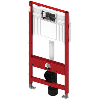 TECEprofil WC-Modul mit Uni-Spuelkasten mit Hygienespuelung, Bauhoehe 112 cm