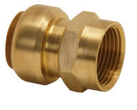TECTITE f. Kupfer Uebergangsmuffe mit Innengewinde 22 x 1/2", Nr. T270G