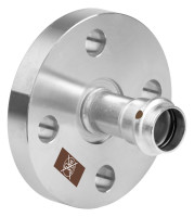 TEMPONOX Flanschuebergang mit SC-Contur nichtr. Stahl, 54mm, PN10/16, Nr. 1759