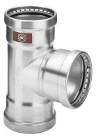TEMPONOX T-Stueck mit SC-Contur nichtr.Stahl,108,0x54x108,0mm,Nr. 1718XL