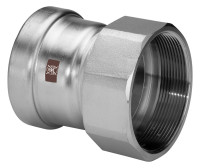 TEMPONOX Uebergangsstueck mit SC-Contur IG,nichtr.Stahl,76,1mmxRp21/2,Nr. 1712XL
