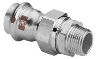 TEMPONOX Verschraubung mit SC-Contur Aussengewinde, nichtr. Stahl, 18mmxR3/4