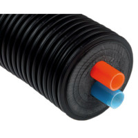 TERRENDIS Doppelrohr fuer Heizung, PN 6, DN25, 2x 32/2,9, D=160 mm, Nr. HD16032