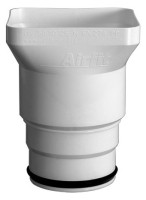Trichtersifon aus PP fuer RS DN50, DN100, DN125 und DN 100 Spitzende