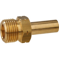 Uebergangsstueck mit Gewindestutzen fuer Grossflaschen AG x 12 mm Rohrstutzen