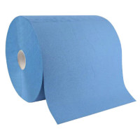 ULITH, Putztuchrolle 3 lagig, Blau, 500 Blatt, 1Pack=2Rollen