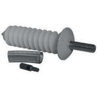 UNGEHEUER Isolier-Verankerung Set, fuer verz.Rohrschelle, M10x40, Set=5 Stk