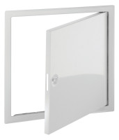 UPMANN Revisionstuer SOFTLINE mit Vierkantverschluss, 400 x 600 mm, weiss