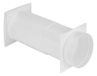 UPMANN Teleskopkanal-Luefter DN150 weiss Teleskop 270-480 mm/ Gitter 170x150 mm