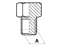 Verschlussstopfen konisch VSK 1/2"NPTF