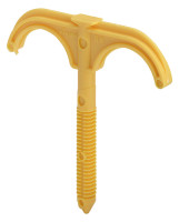 VIEGA-DOPPELT-Einschlagrohrbuegel(Nylon) Mod.2035.6,Bohr.8mm,auf Daemmung L=60mm