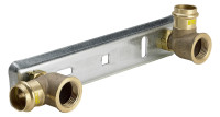 VIEGA Gasmesserplatte f. Zweist. G2325 zaehler, 28mm,m.Anschl.win. Profipress G