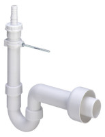 VIEGA Roehrensifon fuer Abwasser- schlauch, waagr.Abgang, DN50, Nr.7985.80