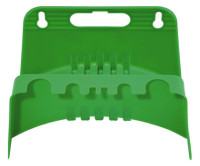 Wandschlauchhalter fuer Schlauche 1/2" und 3/4", gruen