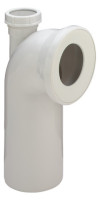 WC-Anschlussbogen UNI 230 x 40 mm weiss