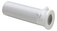 WC-Anschlussstutzen, mit Rueckstausicherung, 400mm, weiss