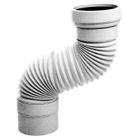 WC-Uni-Flex-Stutzen 110 mm, Typ UFS Laenge 230 mm, weiss