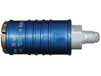 WEH Fülladapter f.Kälteanlagen TW111 blau 7/16"-20 UNF gerade