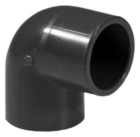Winkel 90 Grad, PVC-U, d 50, DN 40, Nr. 21.010.01