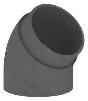 ZE Comfopipe Compact Bogen 160 45 Grad, D = 190/160