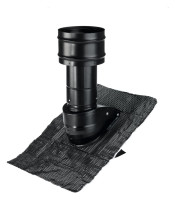 ZE Dachhaube 160 Steildach kpl., schwarz, 6 - 60 Grad