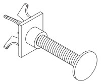 ZEHNDER Distanzstueck DS, aus Kunststoff fuer Mehrsaeuler (Wandabstand 15-60 mm)