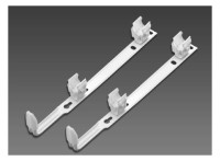 ZEHNDER EasyFix Befestigungssystem fuer Charleston BH 485-679mm,4-22 Elem. weiss