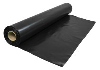 ZEWOTHERM PE Abdeckfolie 0,2 mm (schwarz/grau) Rolle = 100qm
