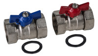ZEWOTHERM Verteiler Anschluss-Set 1" fuer Systemverteiler HKV-I/HKV-D