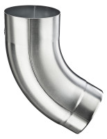 Zink Bogen, geschweisst, 60 Grad, 76 mm, Fabr. RHEINZINK
