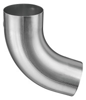Zink Bogen, geschweisst, 72 Grad, 60 mm