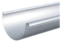 Zink Dachrinne, halbrund in Lg. a 3m 7 teilig, 0,70 mm, Fabr. RHEINZINK
