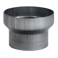 Zink Reduzierstueck 80 x 60 mm