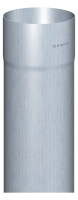 Zink Regenfallrohr geschweisst m.Muffe in Lg. a 3 m, 100 mm/0,65 mm, RHEINZINK