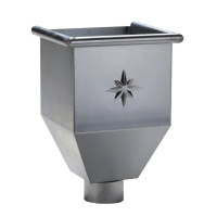 Zink Rinnenkessel 100 mm Nr. 33 mit Stern